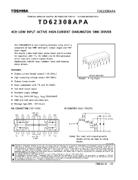 Datasheet TD62308 manufacturer Toshiba